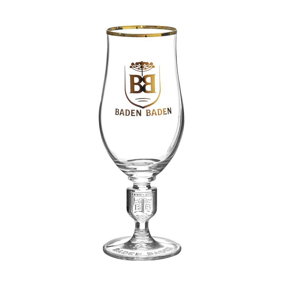 Taça de Cerveja Baden Baden Brasão Relevo 480 ml - Ruvulo