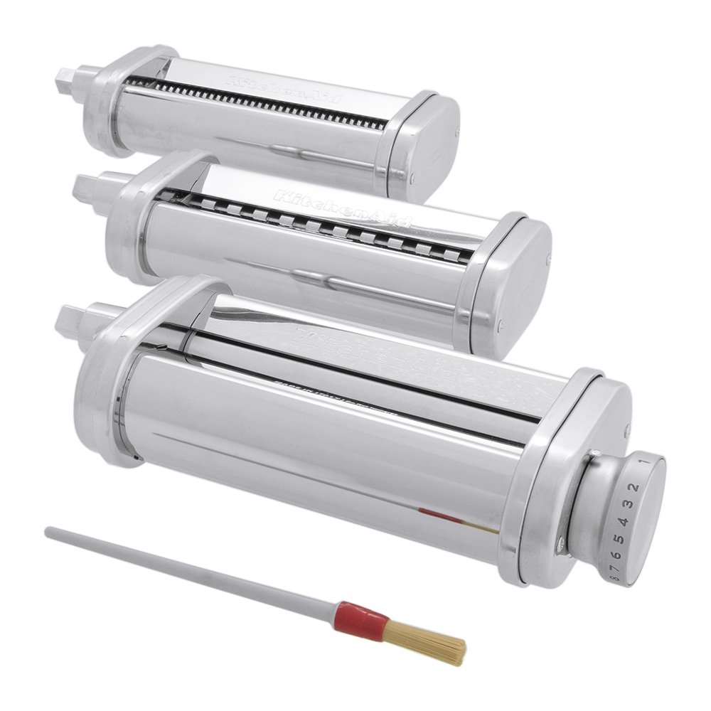 Jogo de Acessórios para Massa Roller Inox 3 Peças -KitchenAid