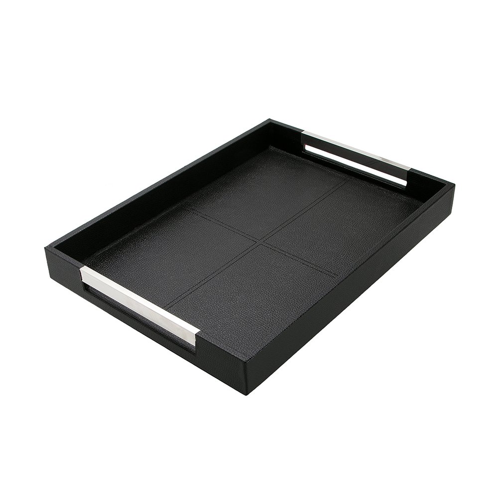 BANDEJA TEZ 48X35 CM PT NTCY - Cor - PRETO