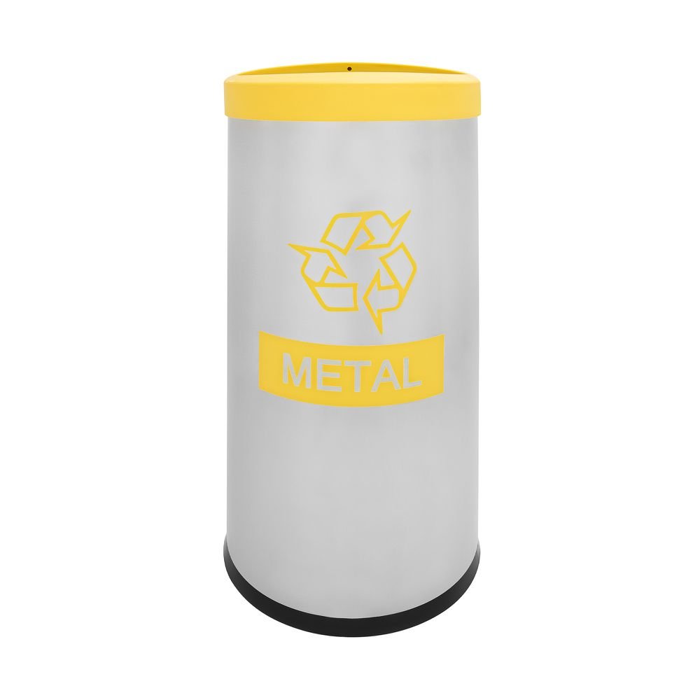 Lixeira Seletiva Recycling Metal 40,5 L - Brinox