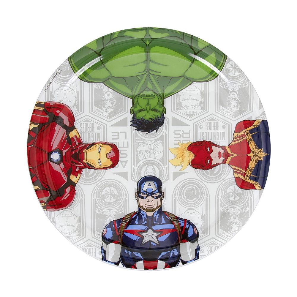 Prato para Servir Pizza Vingadores 40 cm - Home Style