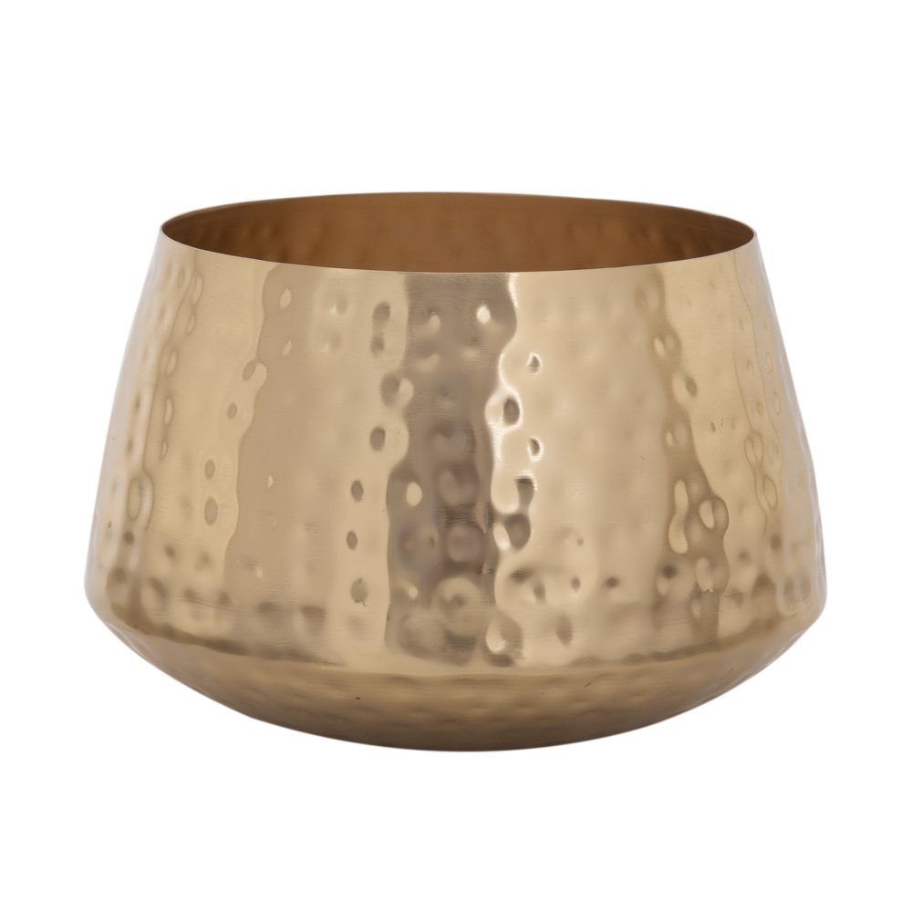 CACHEPOT NADIJA 10 CM NTGA A HOME STYLE - Cor - OURO