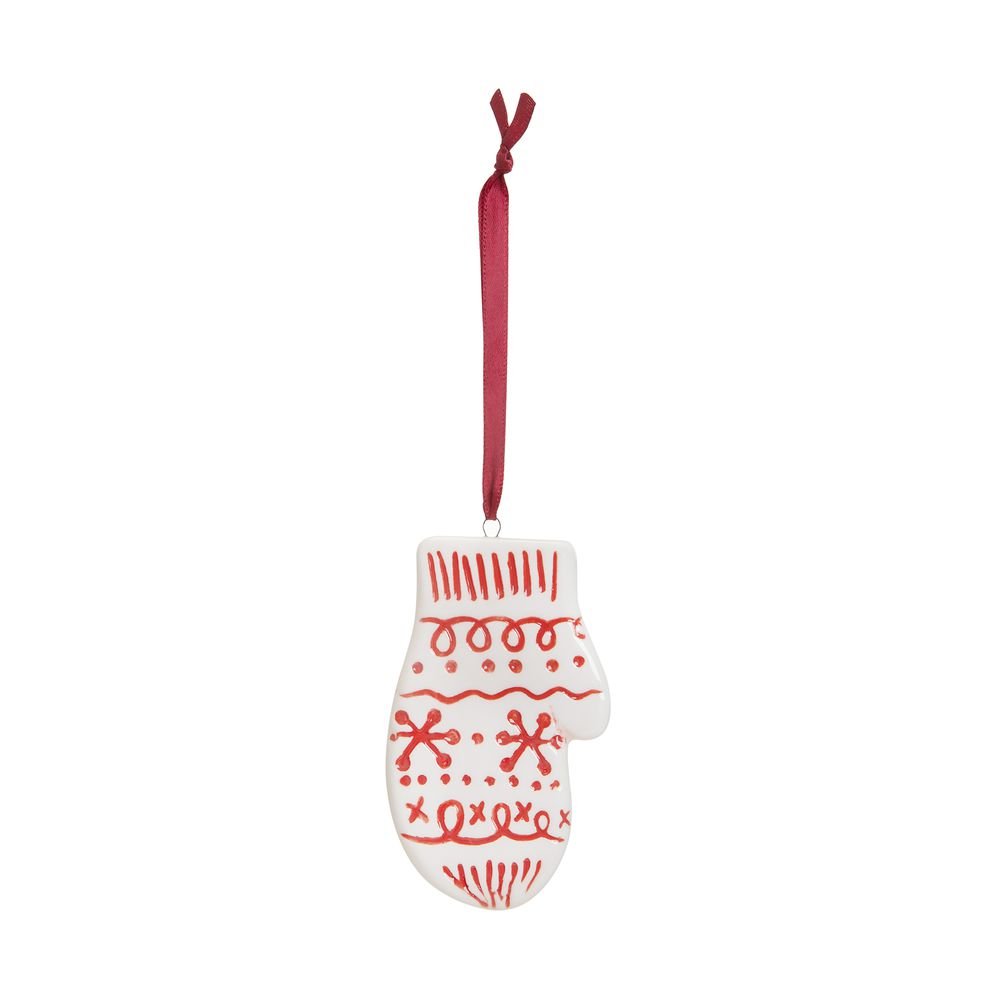 Enfeite de Árvore Noite Encantada Nordic Luva 10 CM - Home Style