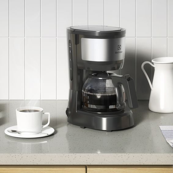 Cafeteira Elétrica 1,2L Efficient Electrolux Preta 127V