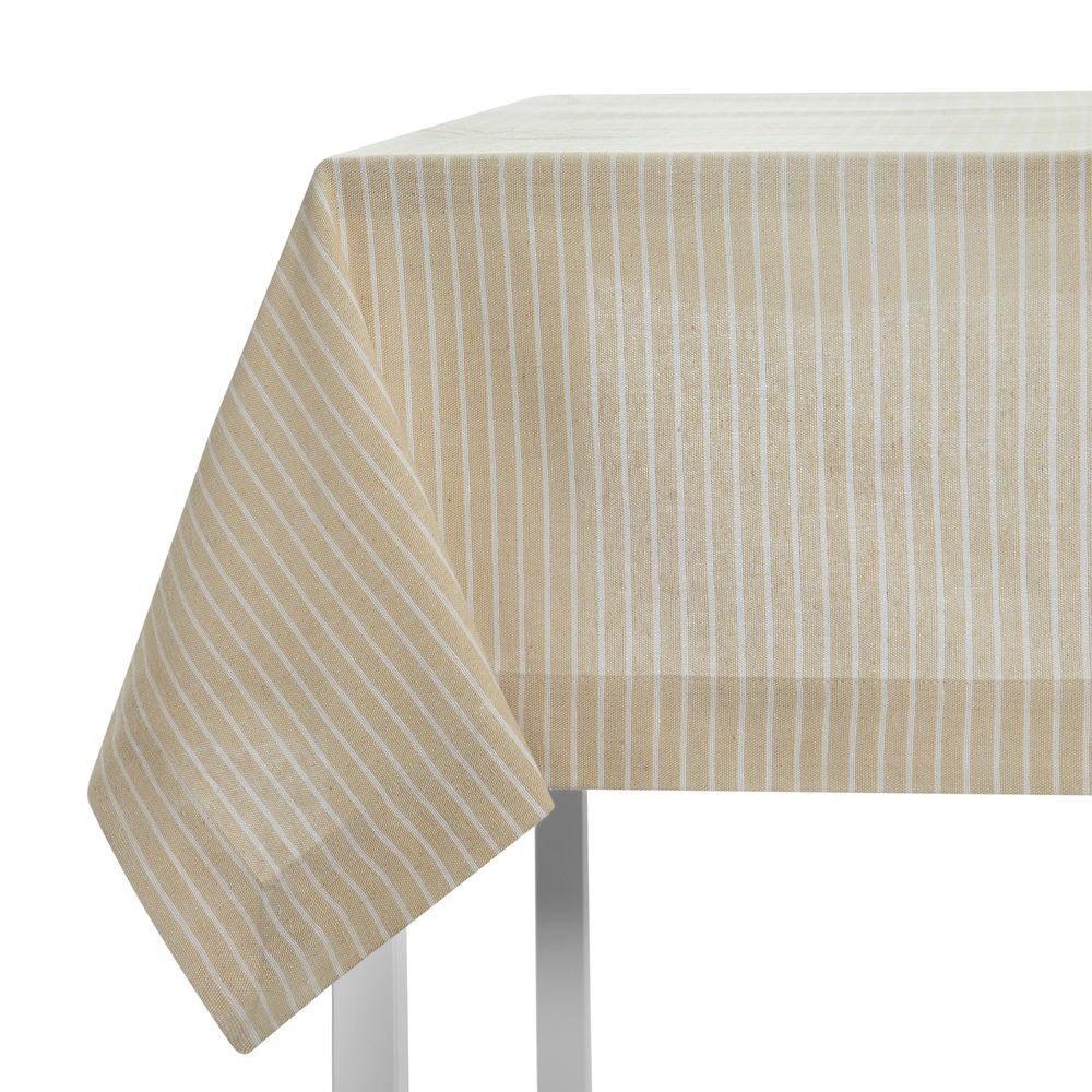Toalha de Mesa Home Style Linea - Cor: NATURAL - Tamanho: 160 x 270 cm