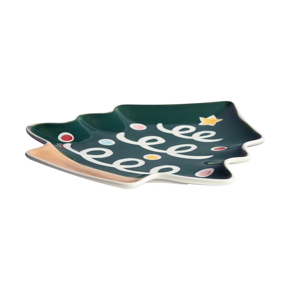 Petisqueira Home Style Natal Luzes 22 cm