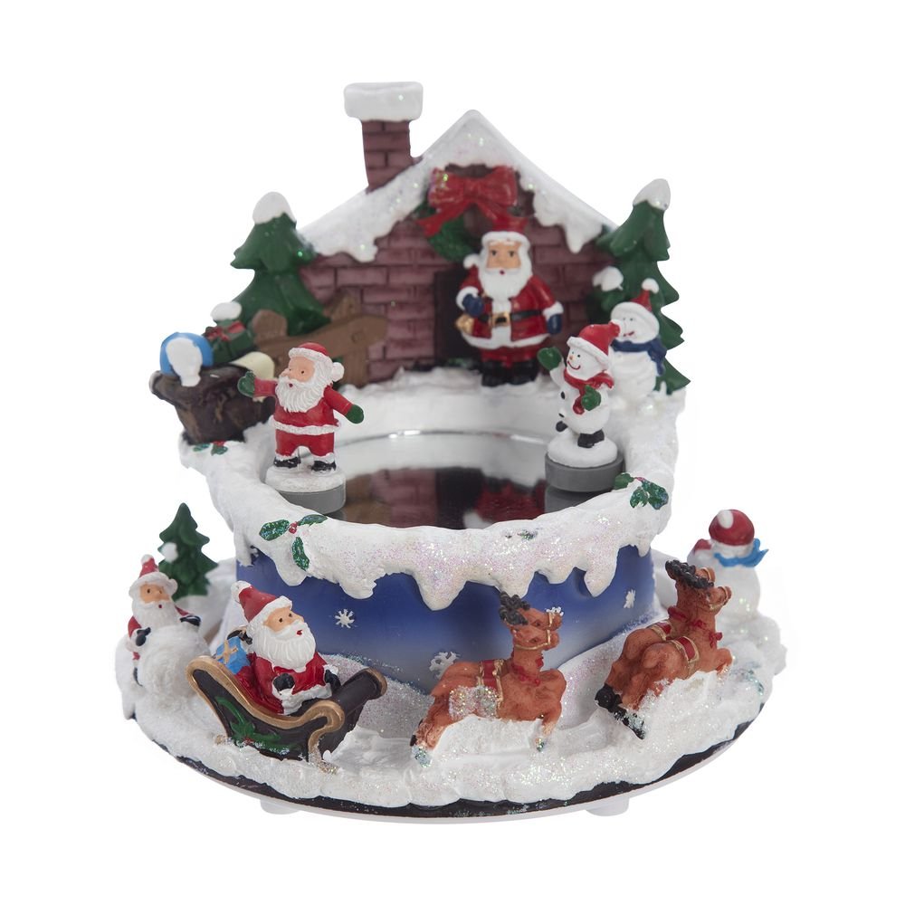 Globo Musical Home Style Holiday Xmas Ice 14 cm