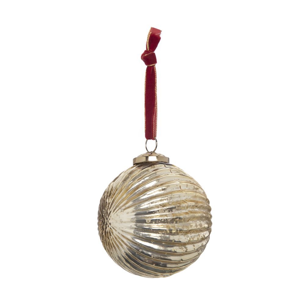 Bola Home Style Joy Golden Ornamental 10 cm