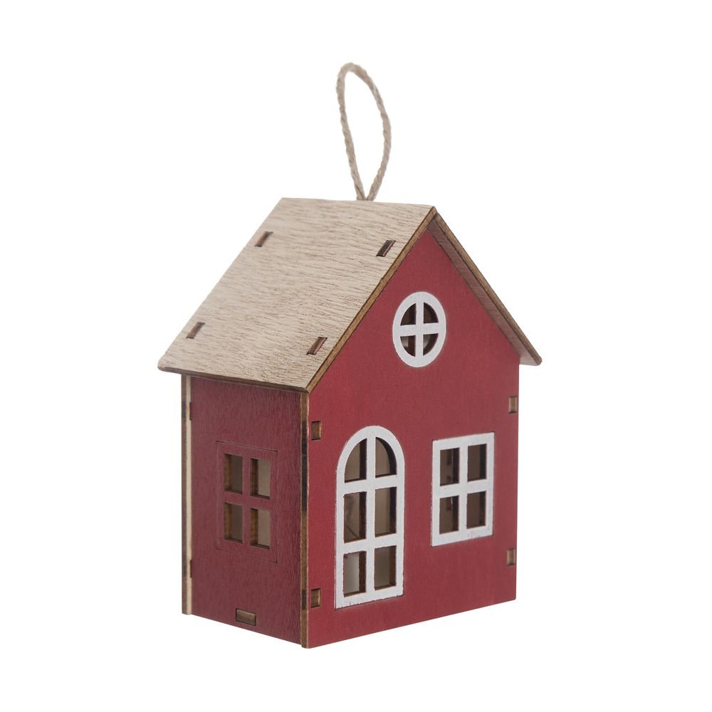 Enfeite de Arvore Home Style Led Holiday Wood Comfy