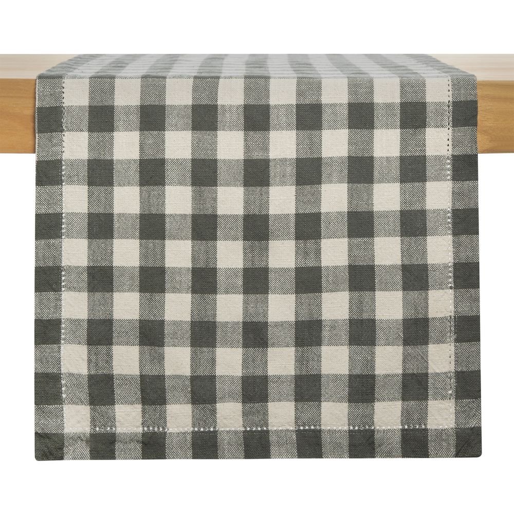 Caminho de Mesa Home Style Chess 160 cm x 40 cm