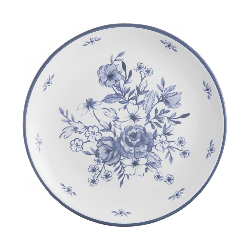 Prato de Sobremesa Home Style Blue Garden Flower G 21 cm