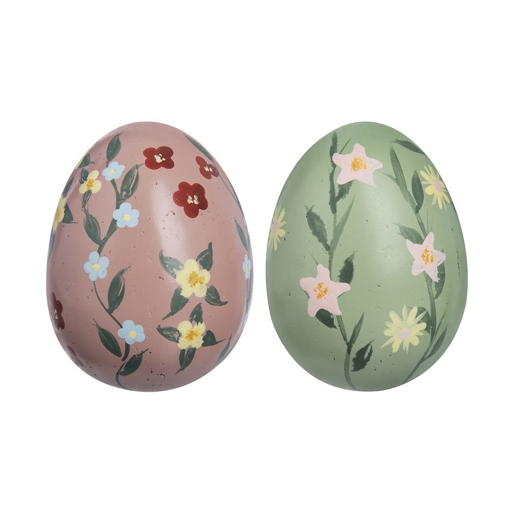 JG ADORNO OVOS HORTENSIA 2PCS 9 CM SAZ HOME STYLE