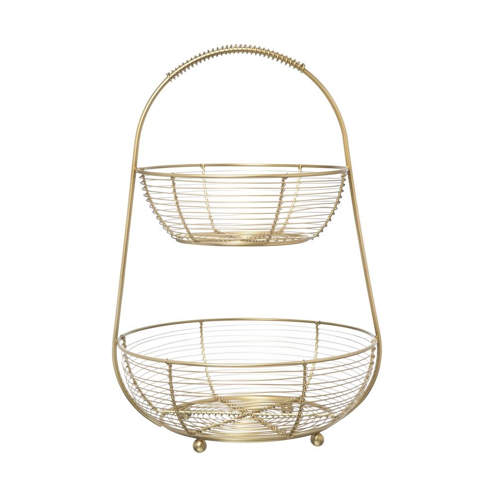 Fruteira Home Style Aurum Doble