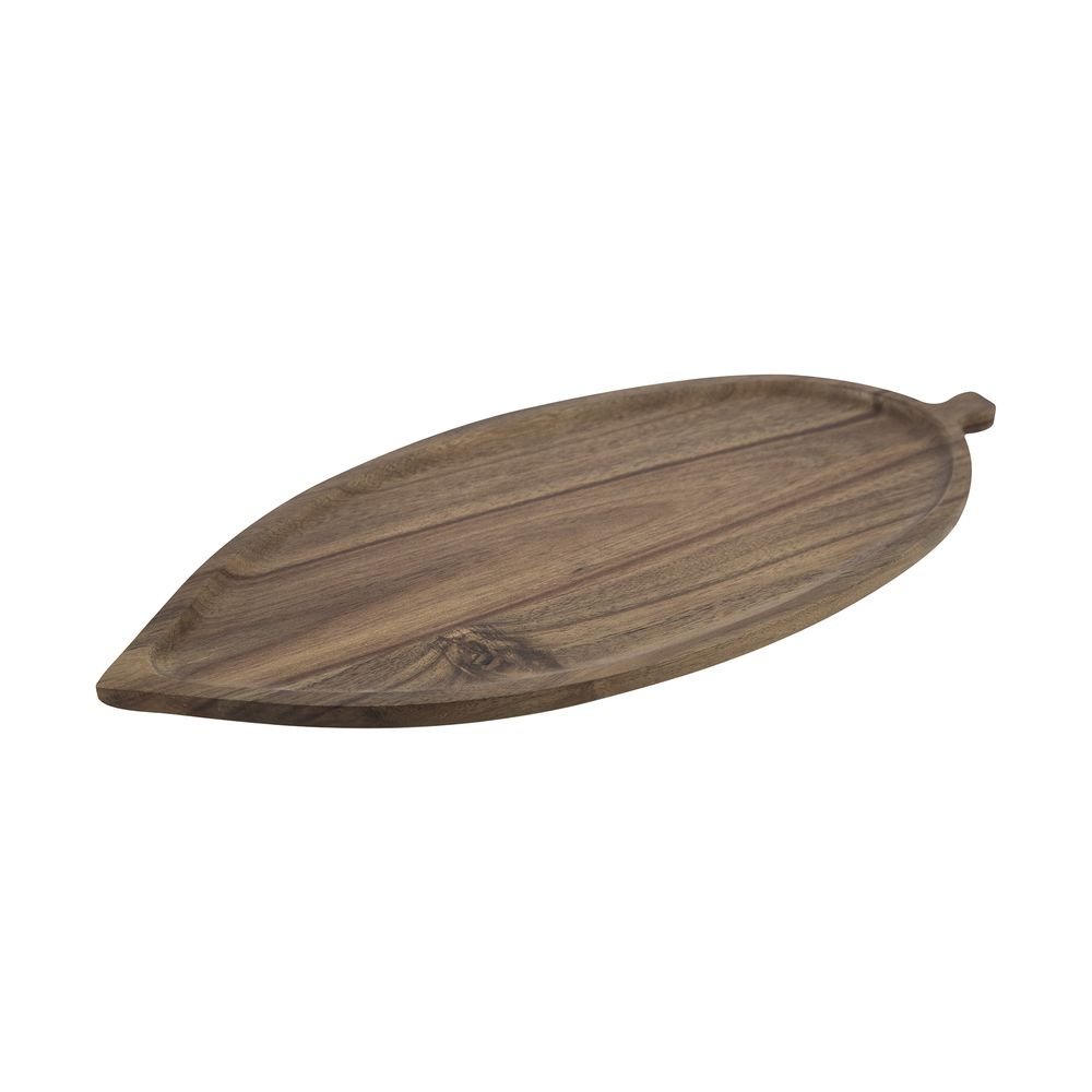 Travessa Home Style Acácia Leaf 36 cm x 16 cm