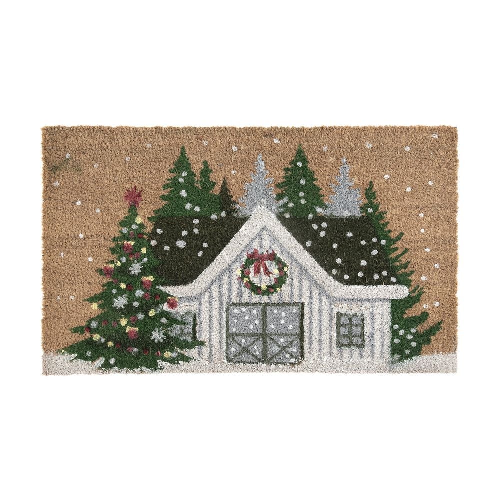 Capacho Home Style Natal Home 75 cm x 45 cm