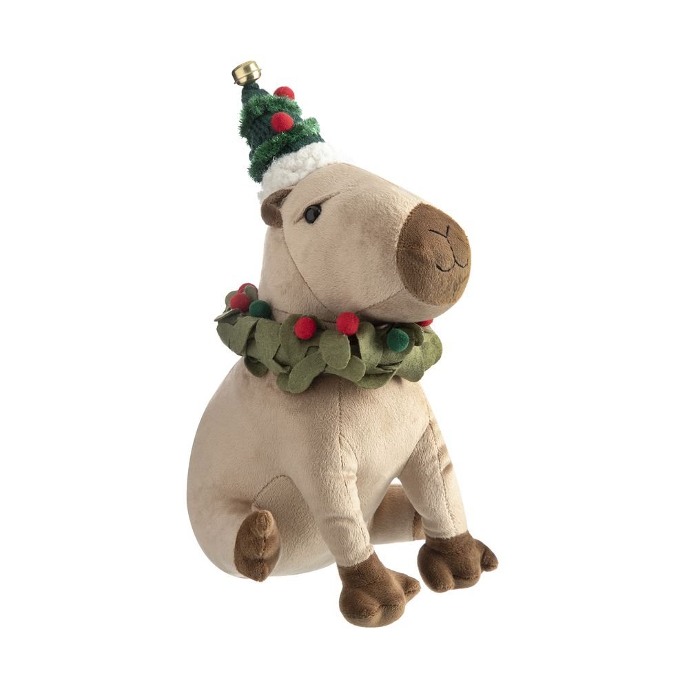 Boneco Capivara Holiday 35 cm
