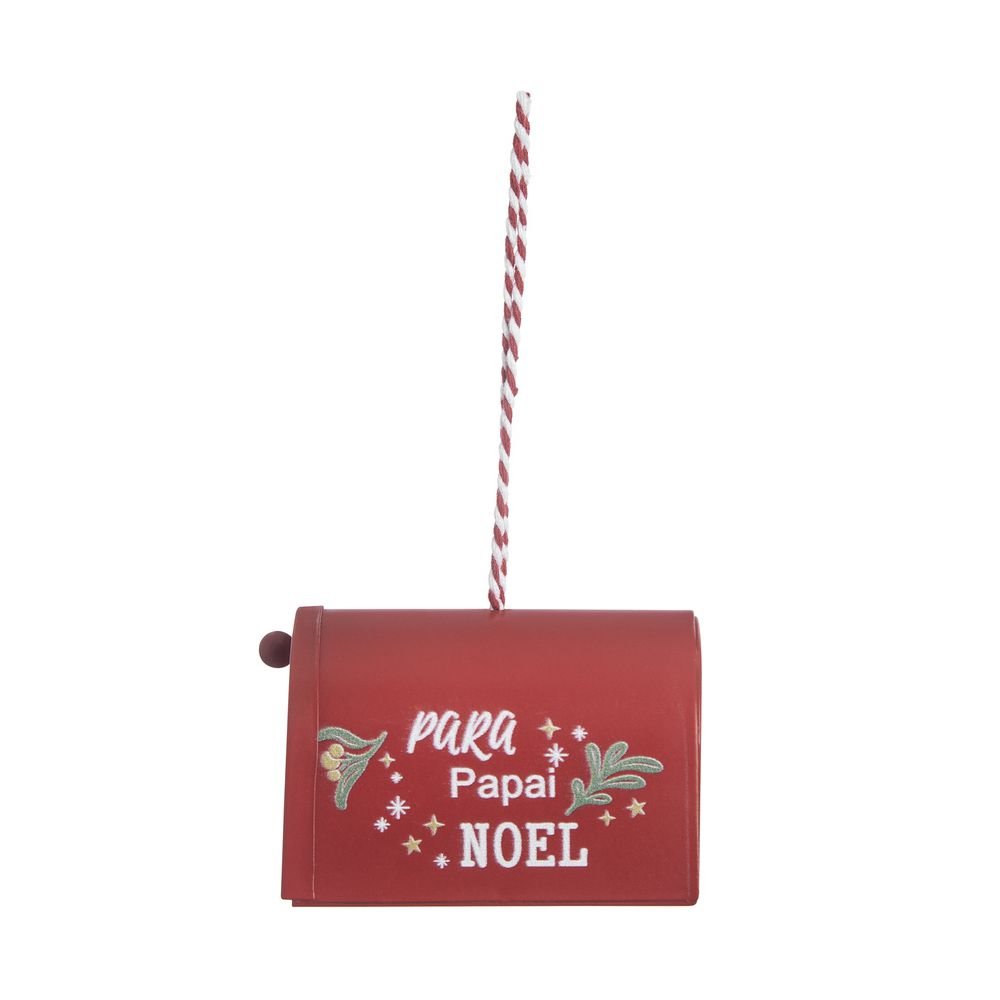 Adorno Caixa de Correio Home Style Holiday 7 cm