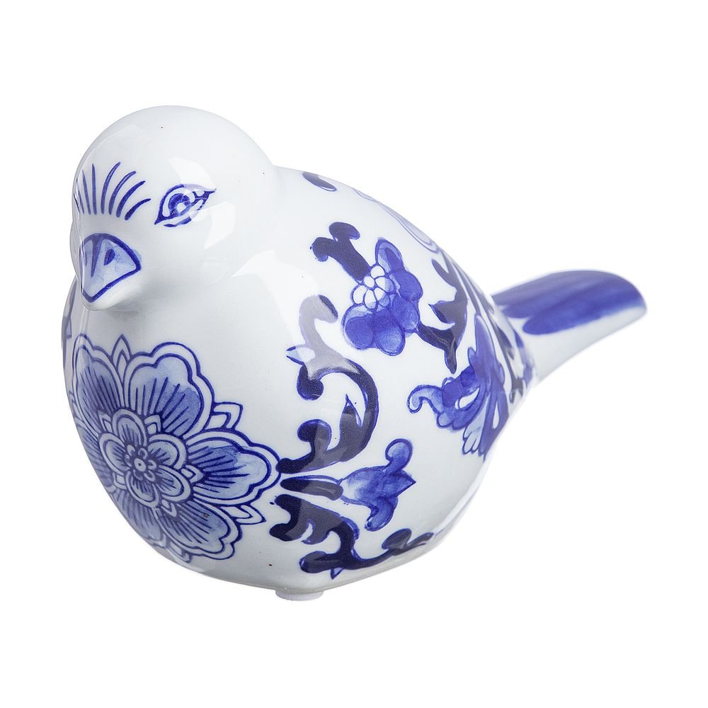 Adorno Pássaro Home Style Azure 16 cm