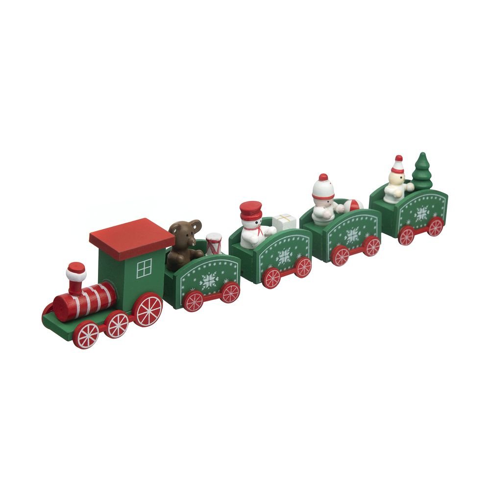 Adorno Trem Home Style Expresso Noel 25 cm
