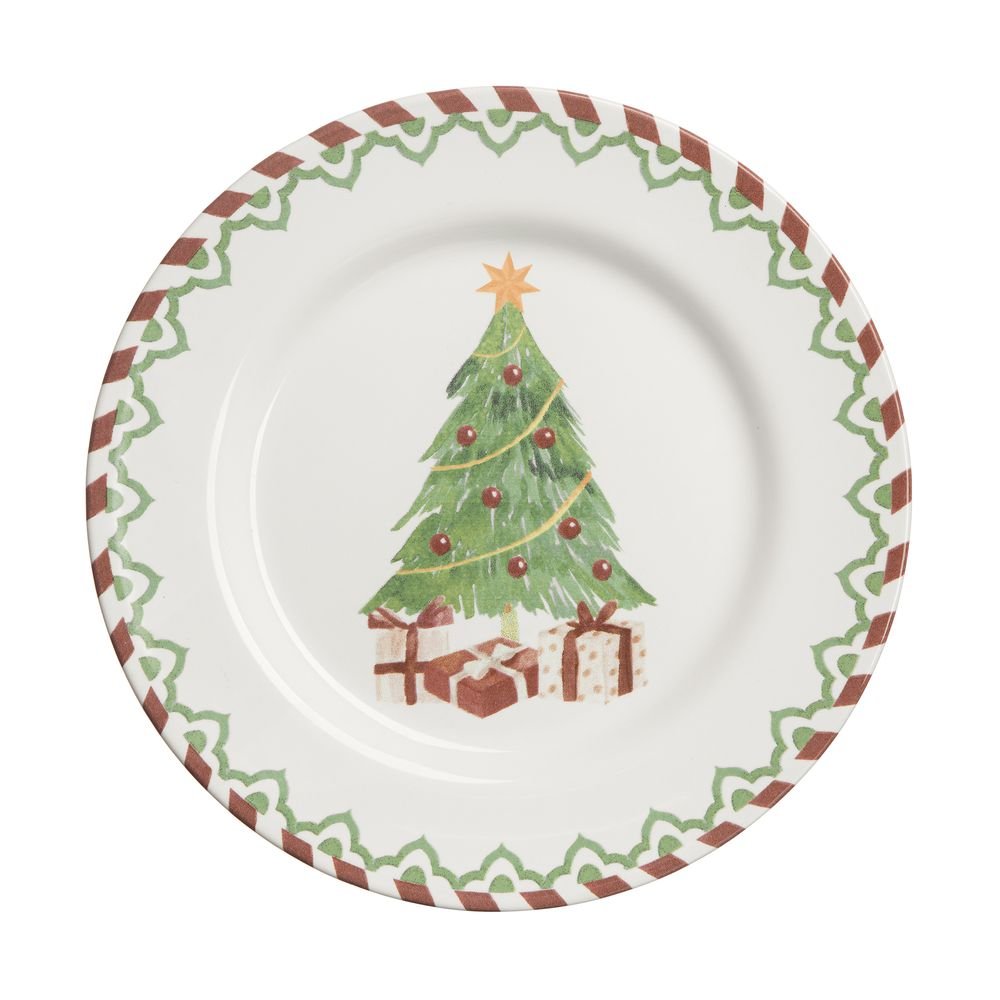 Prato de Sobremesa Home Style Natal Tree Gifts