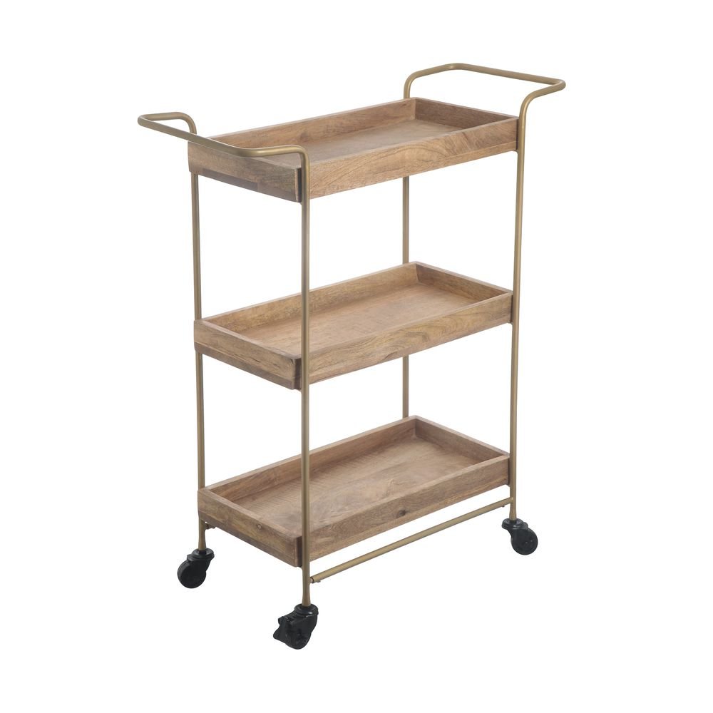 Carrinho Organizador Home Style Bronzo