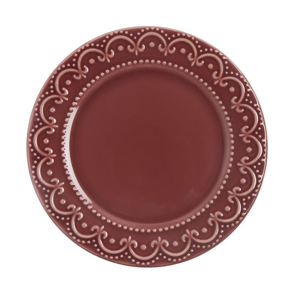 Prato de Sobremesa Home Style Natal Celina 21 cm