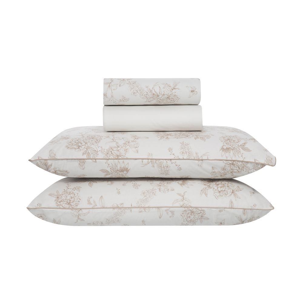 Jogo de Lençol Home Style Papillon