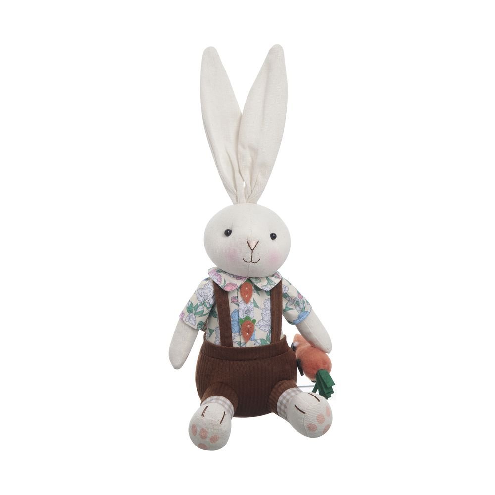 Boneco de Páscoa Coelho Home Style Pepe 42 cm