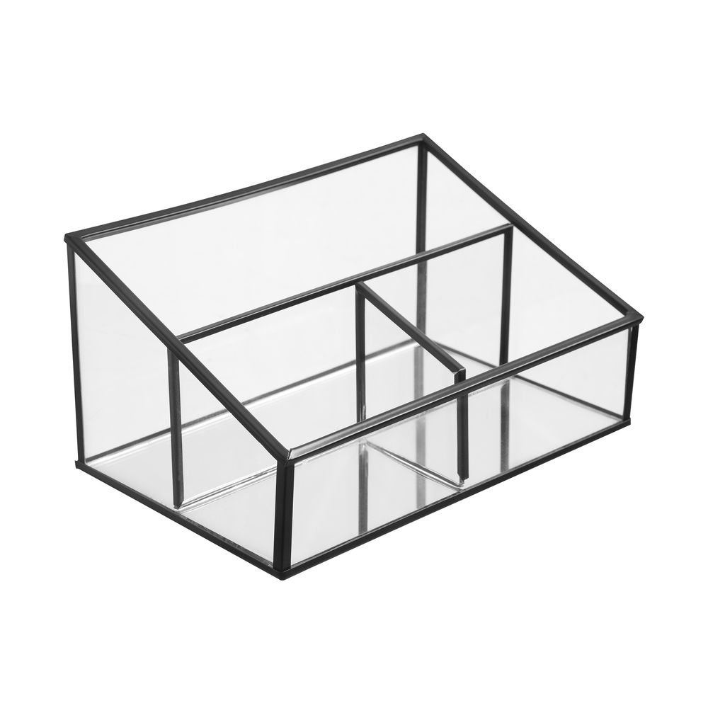 Organizador de Maquiagem Home Style Aurum Black 20 cm x 13 cm