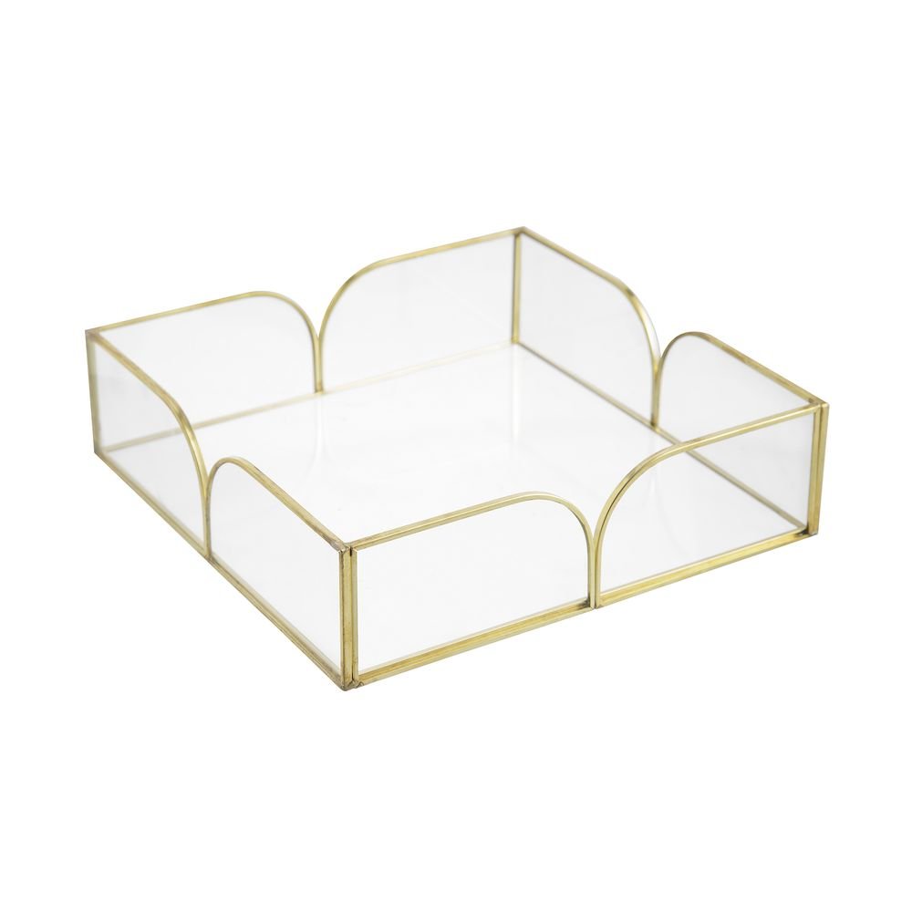 Porta Guardanapos Home Style Vitras 19 x 19 cm