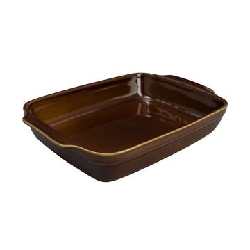 Assadeira Refratária Home Style Marrone 36 cm x 24 cm