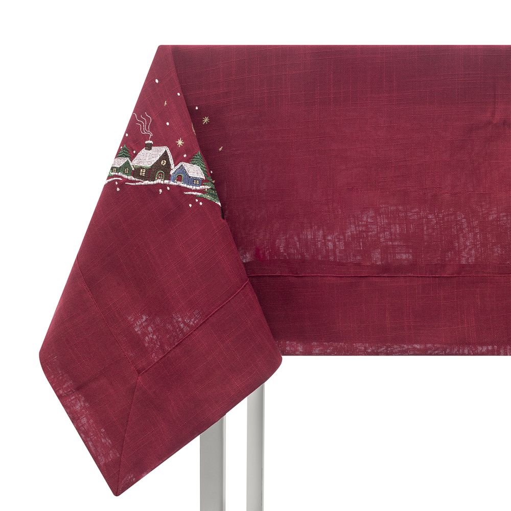 Toalha de Mesa de Natal Home Style Vilarejo