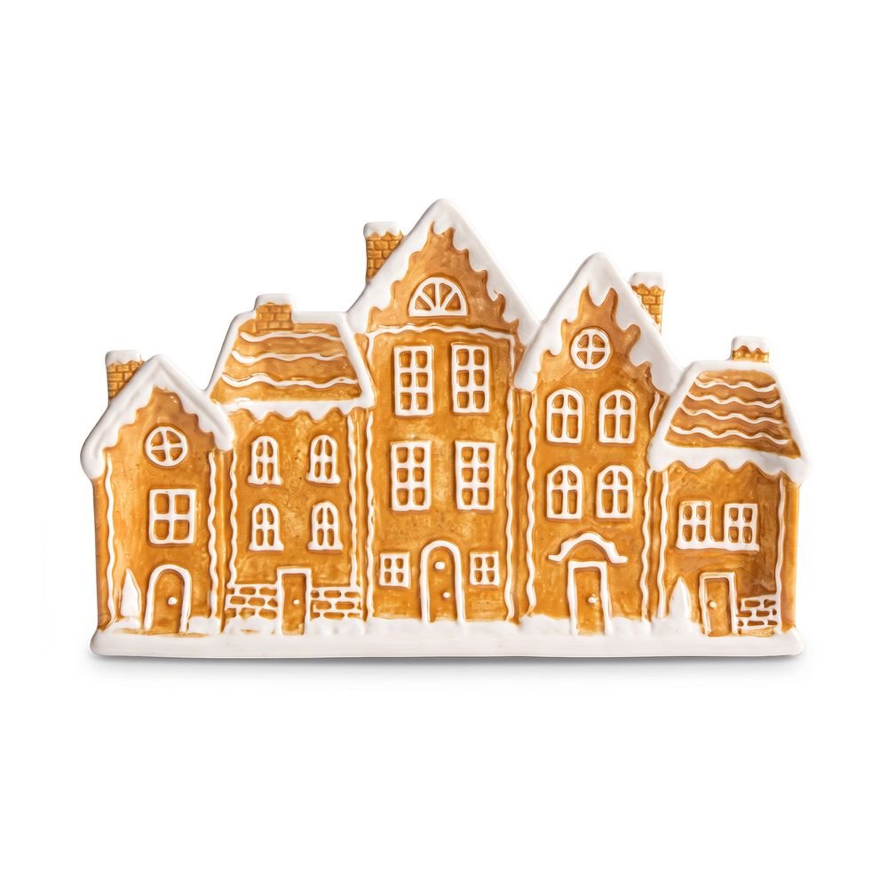 Petisqueira de Natal Home Style Ginger Village 32 cm