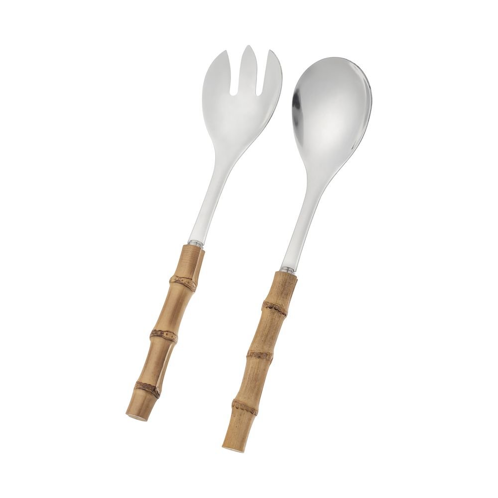 Jogo de Talheres de Salada Bambu Nodo