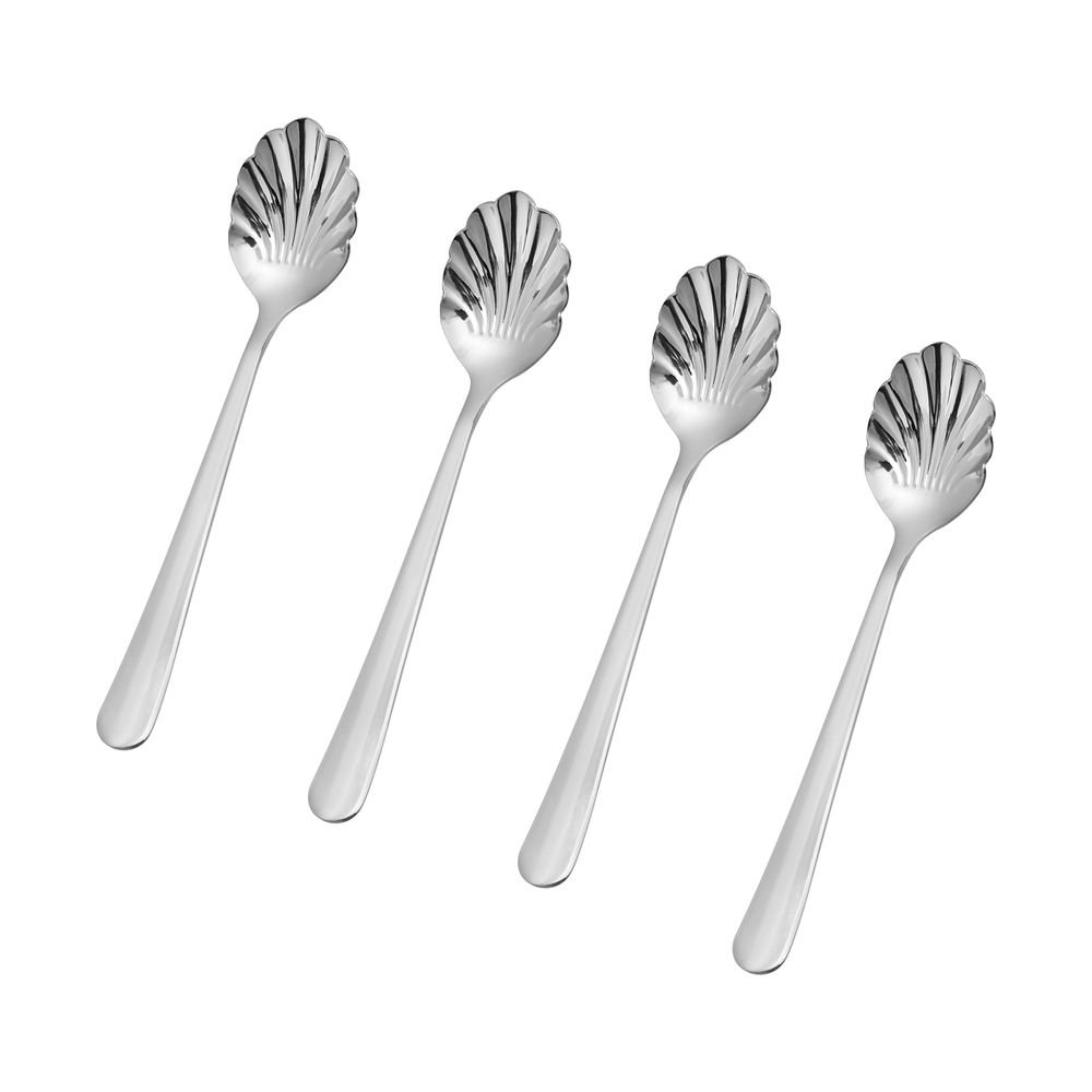 Jogo de Colher de Sobremesa Home Style Shell 4 Peças