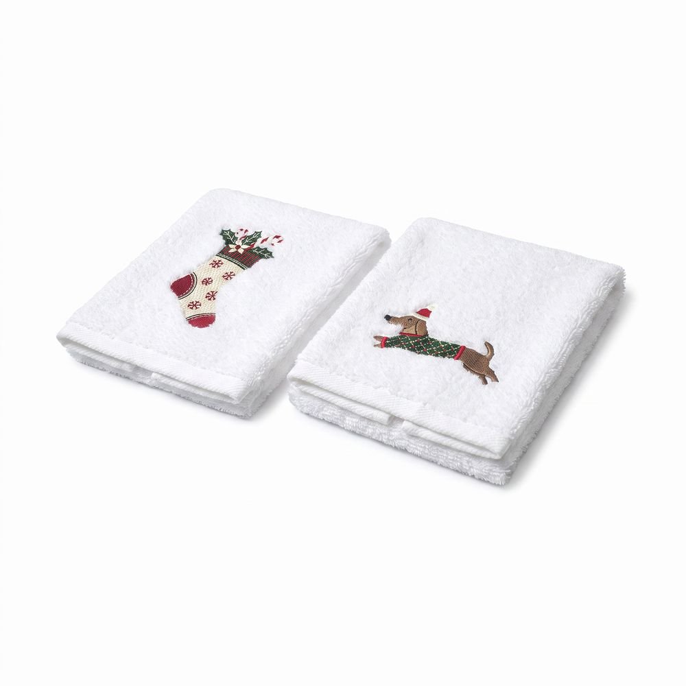 Jogo de Toalhe de Lavabo Home Style By Trussardi Snowy